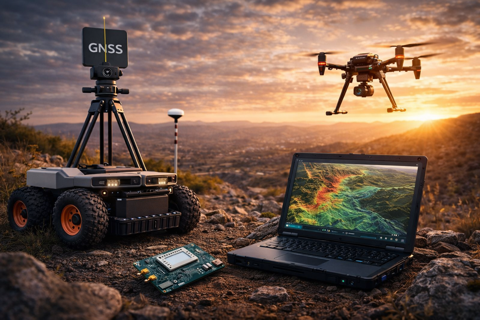 Intelligent GNSS systems for real-world robots and drones.